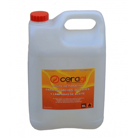 Oli de parafina per a làmpades Garrafa 5 litres