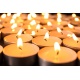 Velas “tealights” Caja 25 u/. Duración 5 h