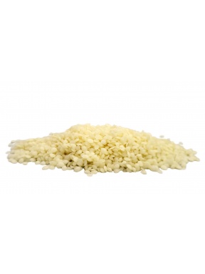 Cera de abeja blanca en perlas